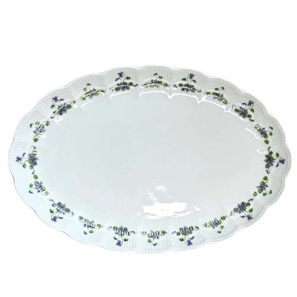 KAISER Romantica Viola Oval Serving Platter 12 3/4